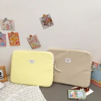 women cute bear tablet case for mac ipad pro 11 13inch korean travel business mac case cute protective cover laptop ipad bag 311
