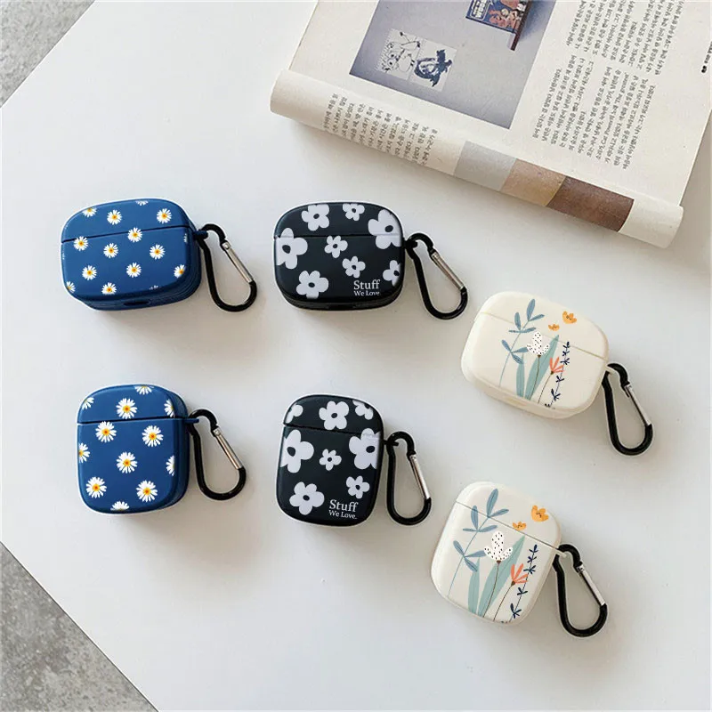 

For AirPods Pro Case Cute Daisy Flower Pattern Soft Silicone Cases For Apple Airpod Air Pods 1 2 Earphone Accessories TPU Cover
