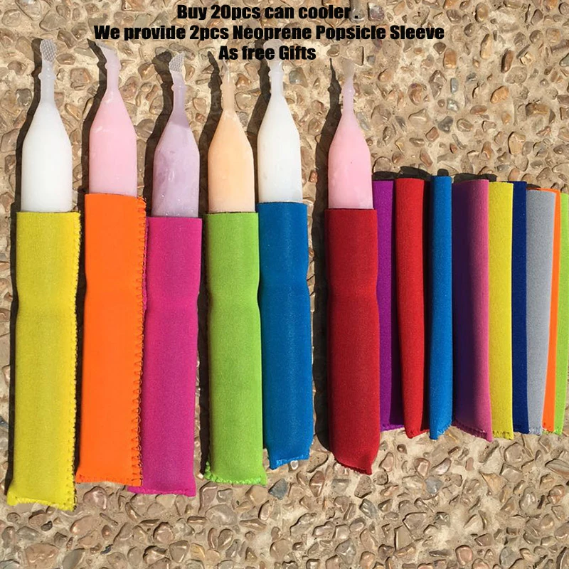 20 шт + 2 бесплатные подарки смешанные цвета складной неопреновый пивной