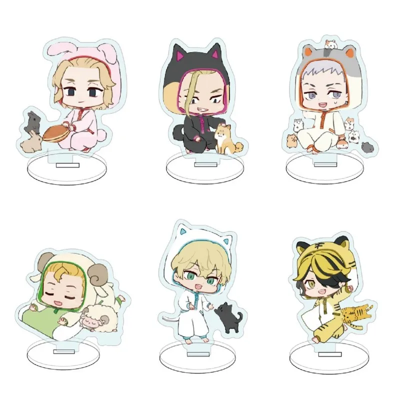 

Tokyo Revengers Anime Character Model Cosplay Figure Manjiro Sano Ken Takemichi Acrylic Stand Model Cute Desk Decor Xmas Gift