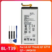 original replacement phone battery bl t39 for lg g7 thinq q7 g710 q7 lmq610 bl t39 rechargable batteries 3000mah with free tool