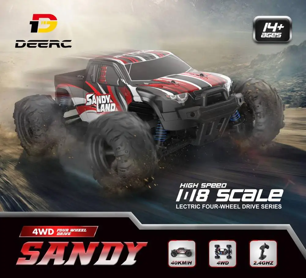 deerc радиоуправляемый автомоб