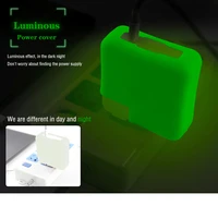 for macbook adapter charger silicone cover protectors dustproof laptop sleeves adapter ultra thin case anti fall scratch new