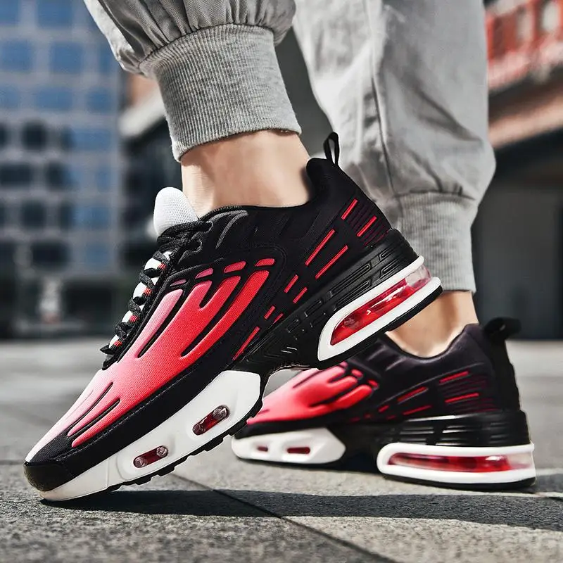

High Quality Casual Shoes Retro Sports Men's Running Shoes Air Cushion Comfortable Lightweight Tide Wild Shoes Cushioning Shoes