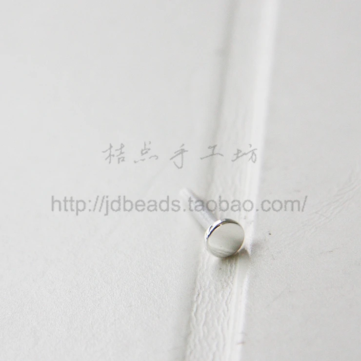 2 шт. (одна пара) позолоченные медные сережки круглые 6 мм (3135C)