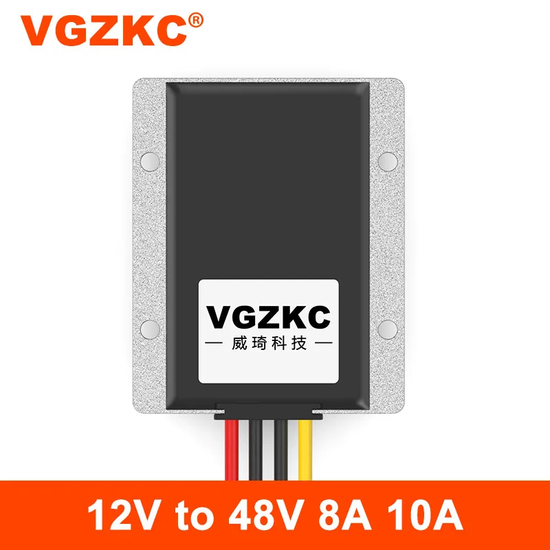 

VGZKC 12V to 48V 8A 10A DC power boost module 12V to 48V car converter 12V to 48V DC transformer