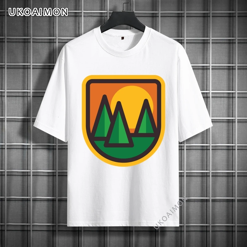 

Trees 100% Cotton Simple Style Tops T Shirt Newest Europe T Shirts Fitness Tight Party T Shirt Slim Fit Graphic T-Shirt