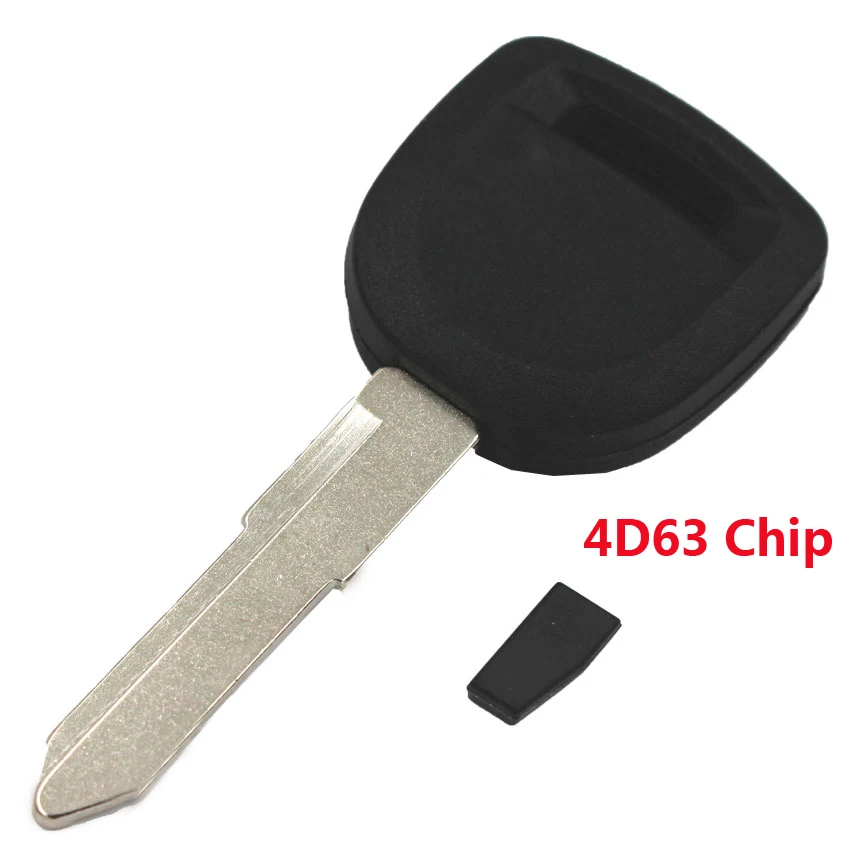Ключ зажигания транспондера необработанное лезвие с чипом 4D63 80 бит для Mazda 2 3 5 6 CX7