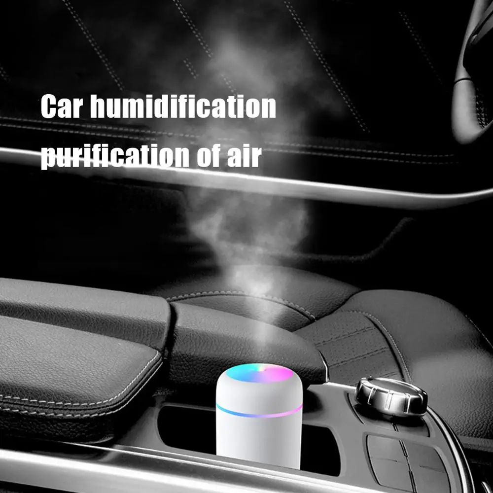Мини-увлажнитель воздуха 300 мл с светодиодный Ким уровнем шума | Дом и сад
