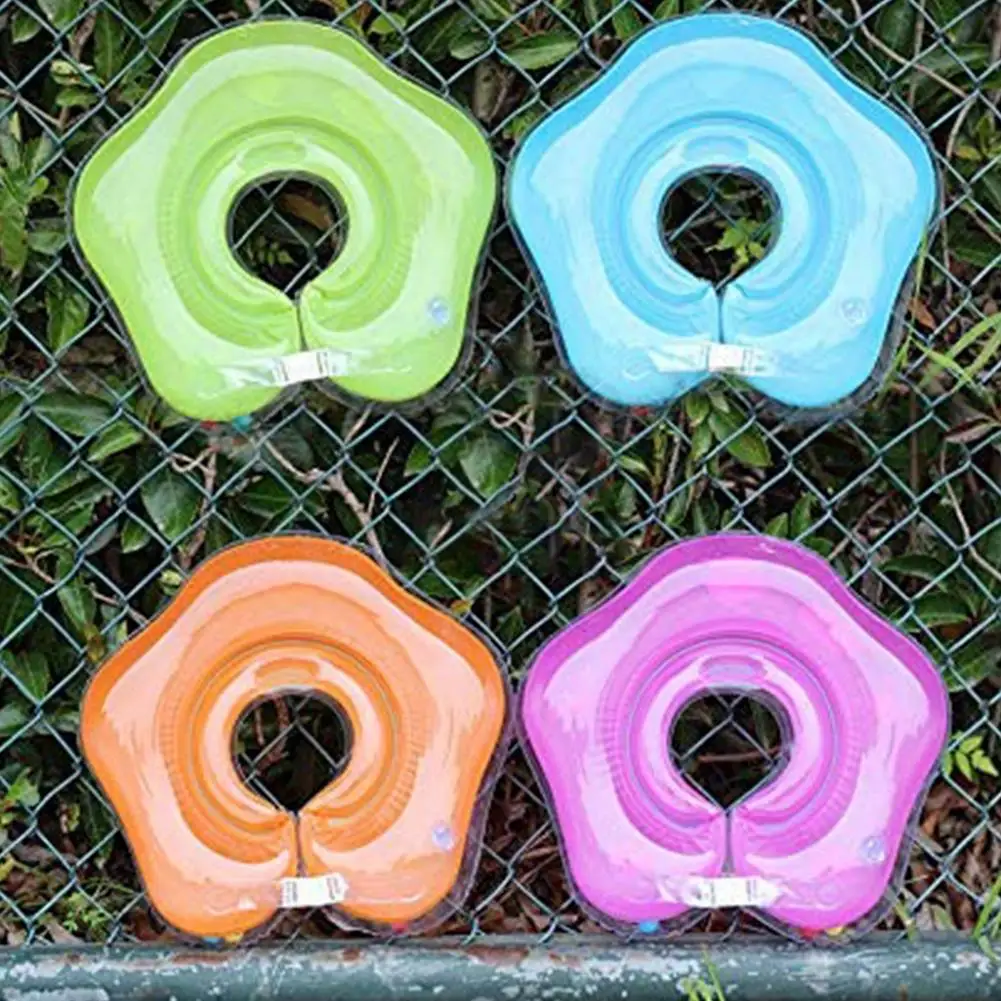 Accesorios de nataci&oacute;n para beb&eacute;, salvavidas, tubo de seguridad infantil, flotador circular para el ba&ntilde;o, flamenco inflable, donut inflable para agua-5