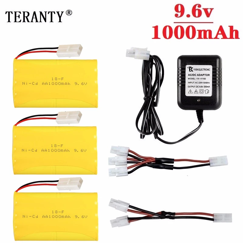 (Модель H) Ni CD 9 6 в 1000 мАч аккумулятор + зарядное устройство USB для радиоуправляемых