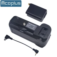mcoplus bg a6500 vertical battery grip for sony a6500 mirrorless camera work with 1 or 2 np fw50 battery