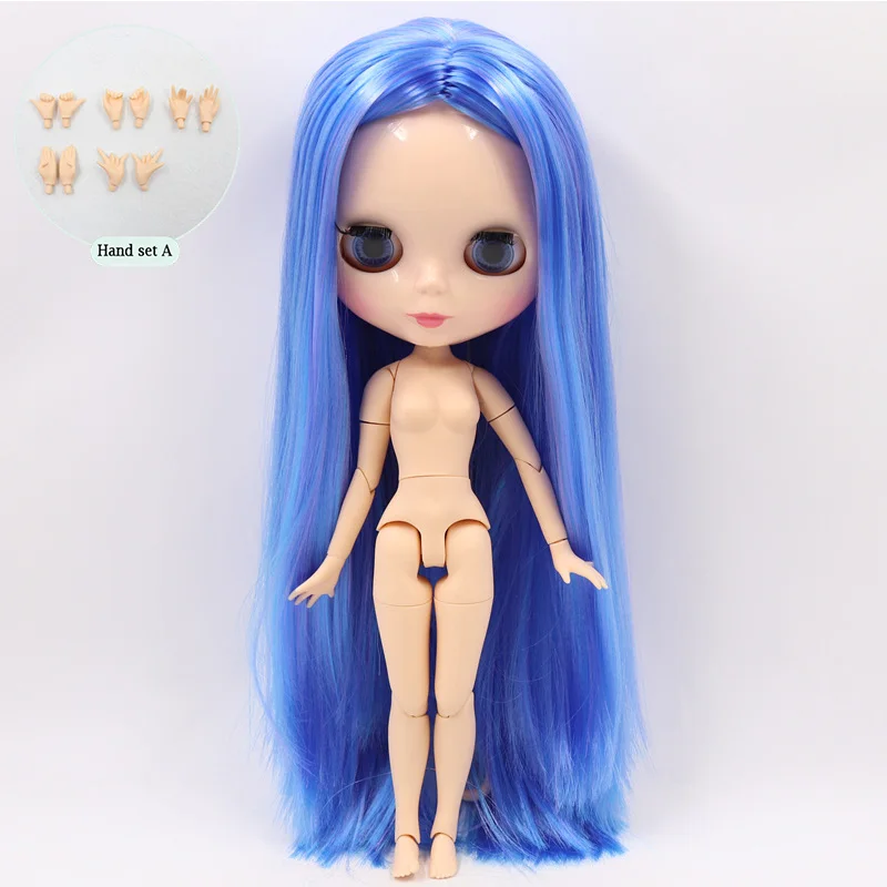 like the pic ICY Nude Factory Blyth Кукла № Y7216Y6208 светильник розовый микс фиолетовые волосы без челки телесный цвет кожи Нео - Цвет: like the pic