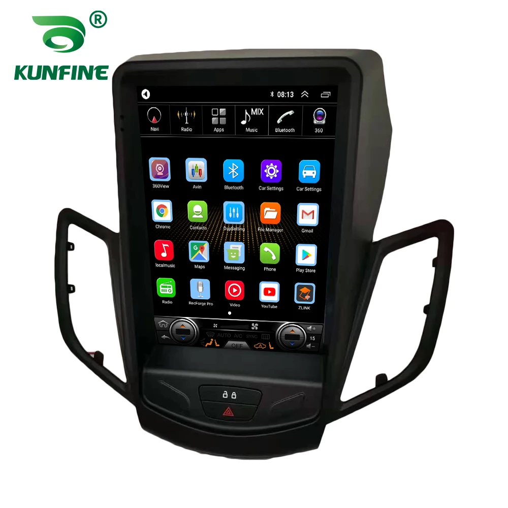 Экран Tesla Android 10 0 4 Гб RAM 64GM ROM Восьмиядерный автомобильный DVD GPS плеер Deckless Car Stereo для