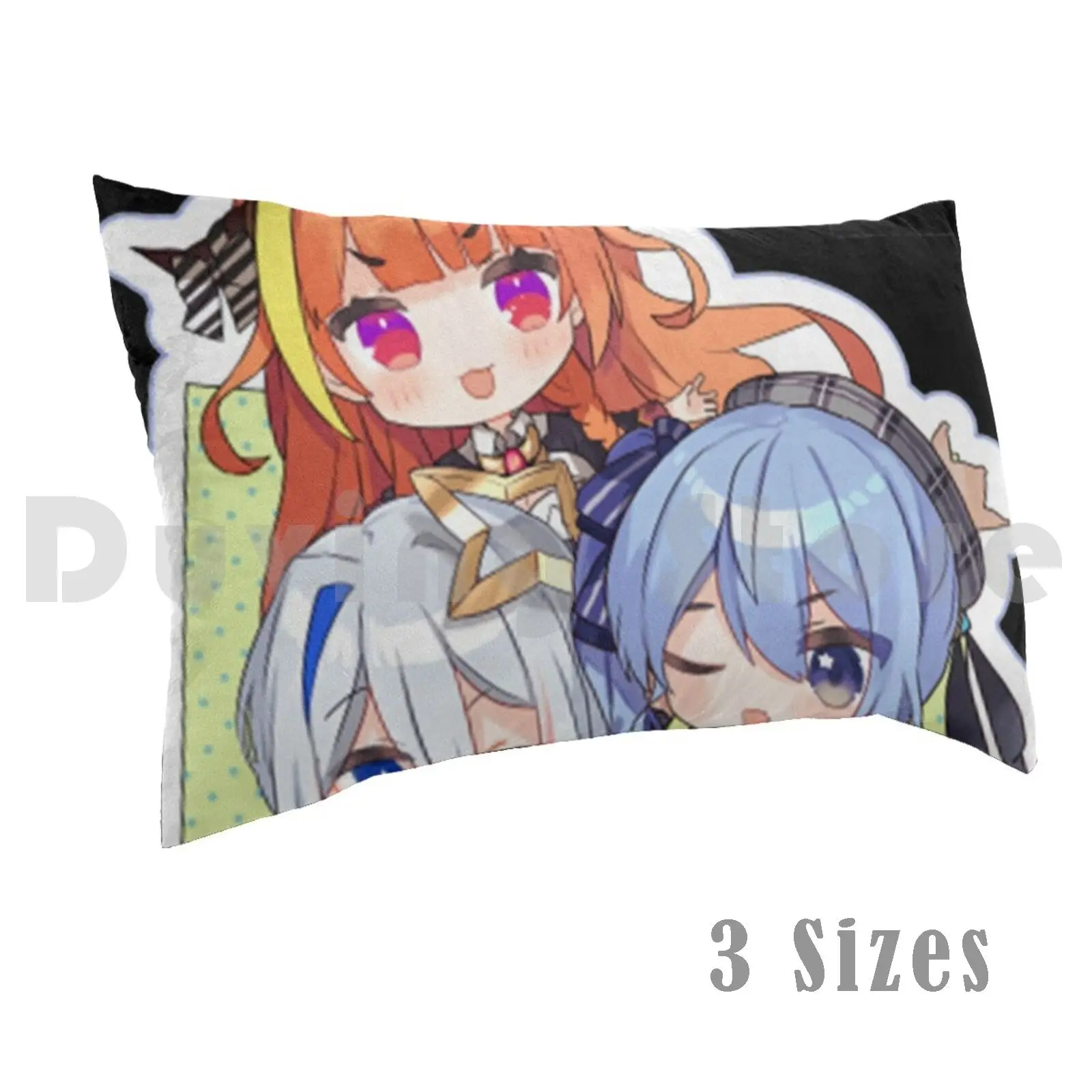 

Hololive-Kiryu Coco , Amane Kanata And Hoshimachi Suisei Pillow Case DIY 50x75 Hololive Kiryu Coco Amane