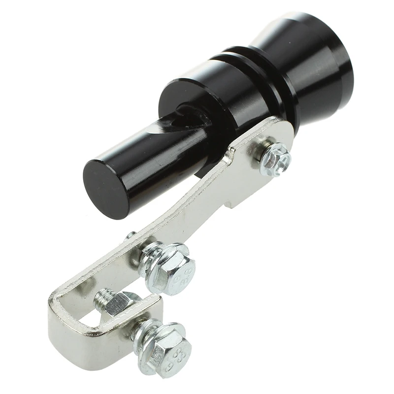 Алюминиевая выхлопная труба со звуковым свистком Turbo BOV Blow off клапан симулятор Black