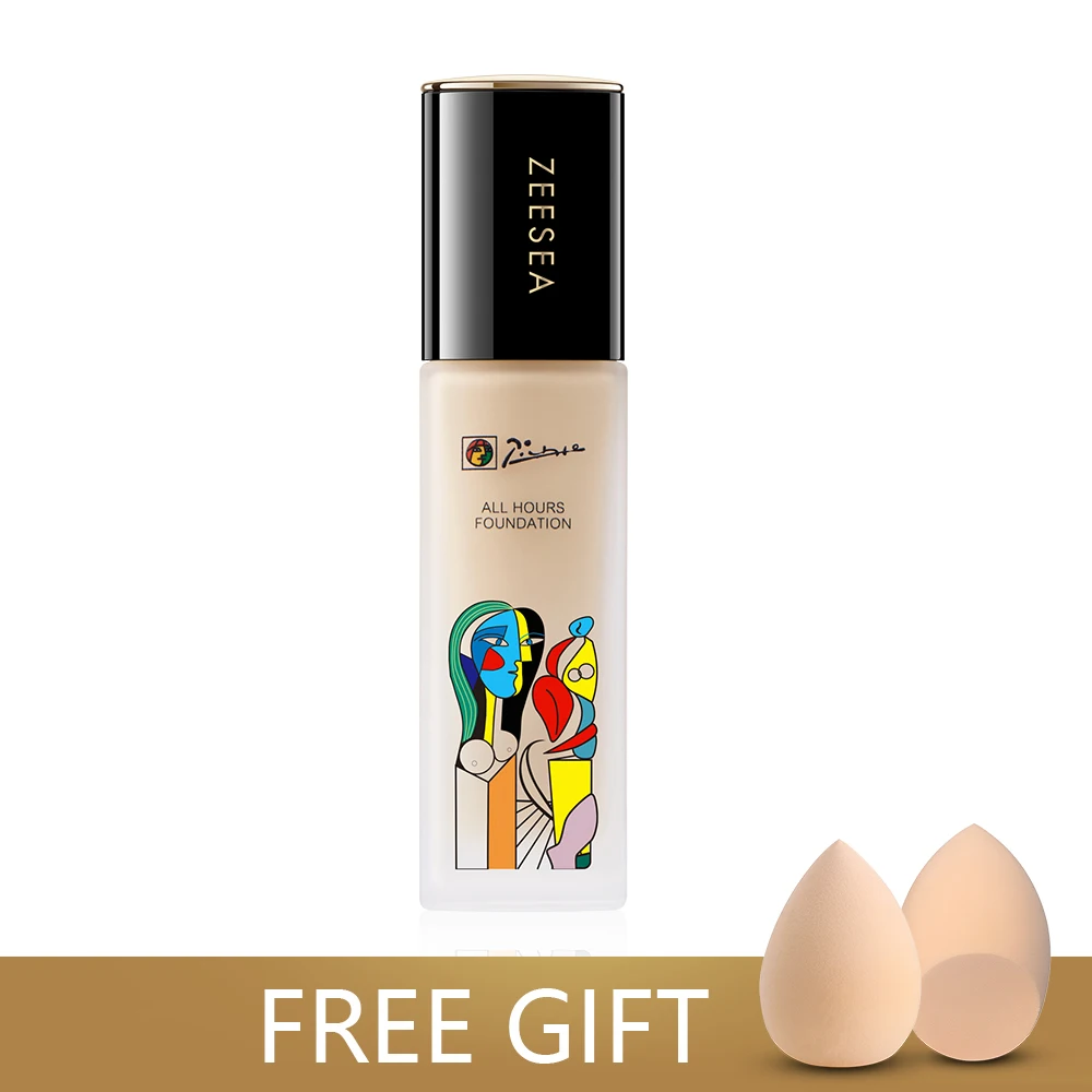 2019 Zeesea Новая коллекция Пикассо долговечная основа Жидкая Основа крем Полное