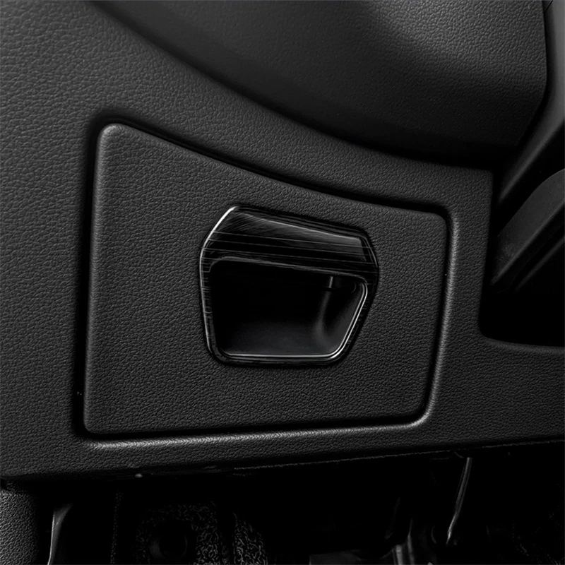 

Car Styling Main Driving Storage Box Handle Frame Decoration Cover Trim For Audi A6 C8 2019-20 LHD Interior Accessories