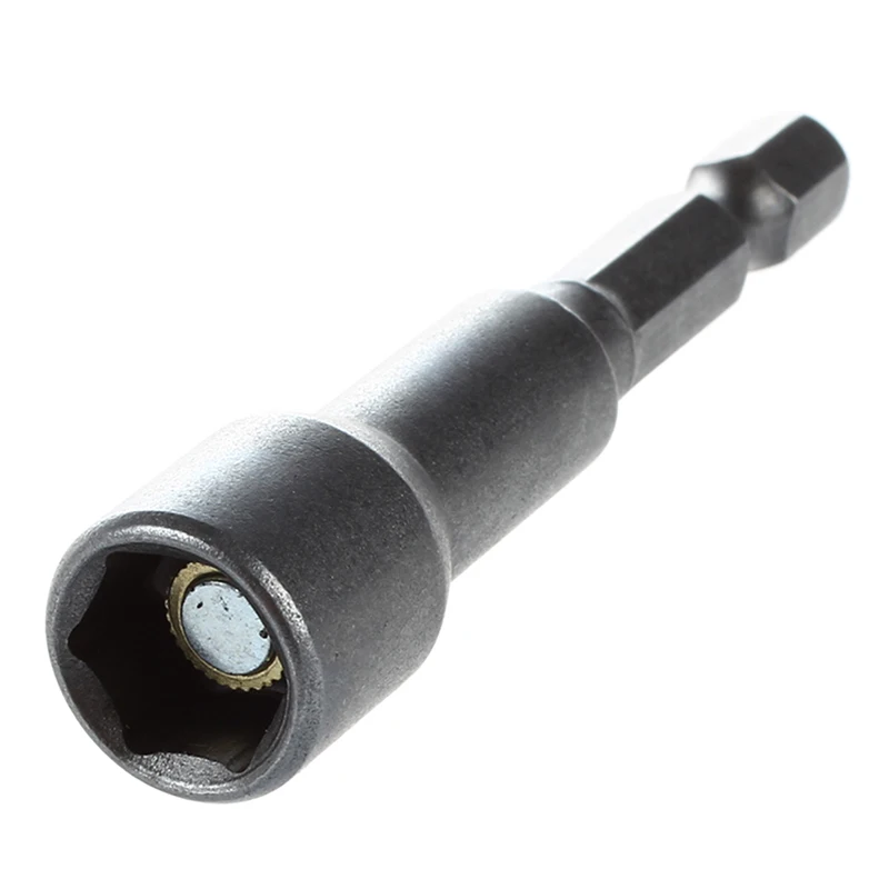 

2Pcs 1/4 Shank Magnetic 10mm Socket Wrench Hex Nut Driver Bit