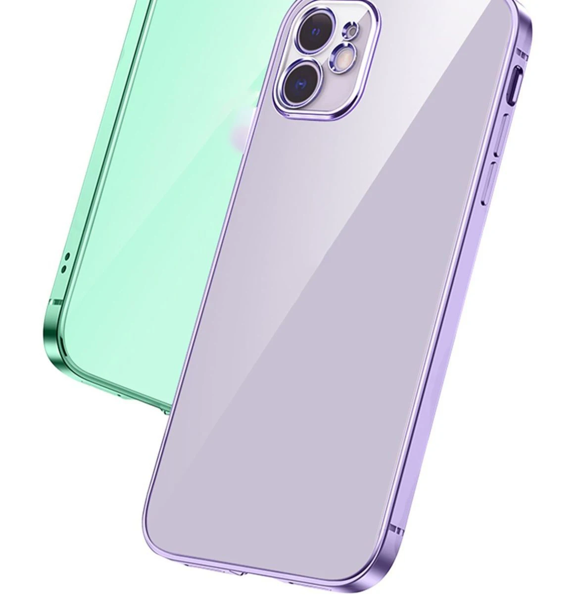 

Transparent silicone soft suitable for Apple 12 mobile phone case iPhone 11 transparent 12 pro all-inclusive max anti-drop net