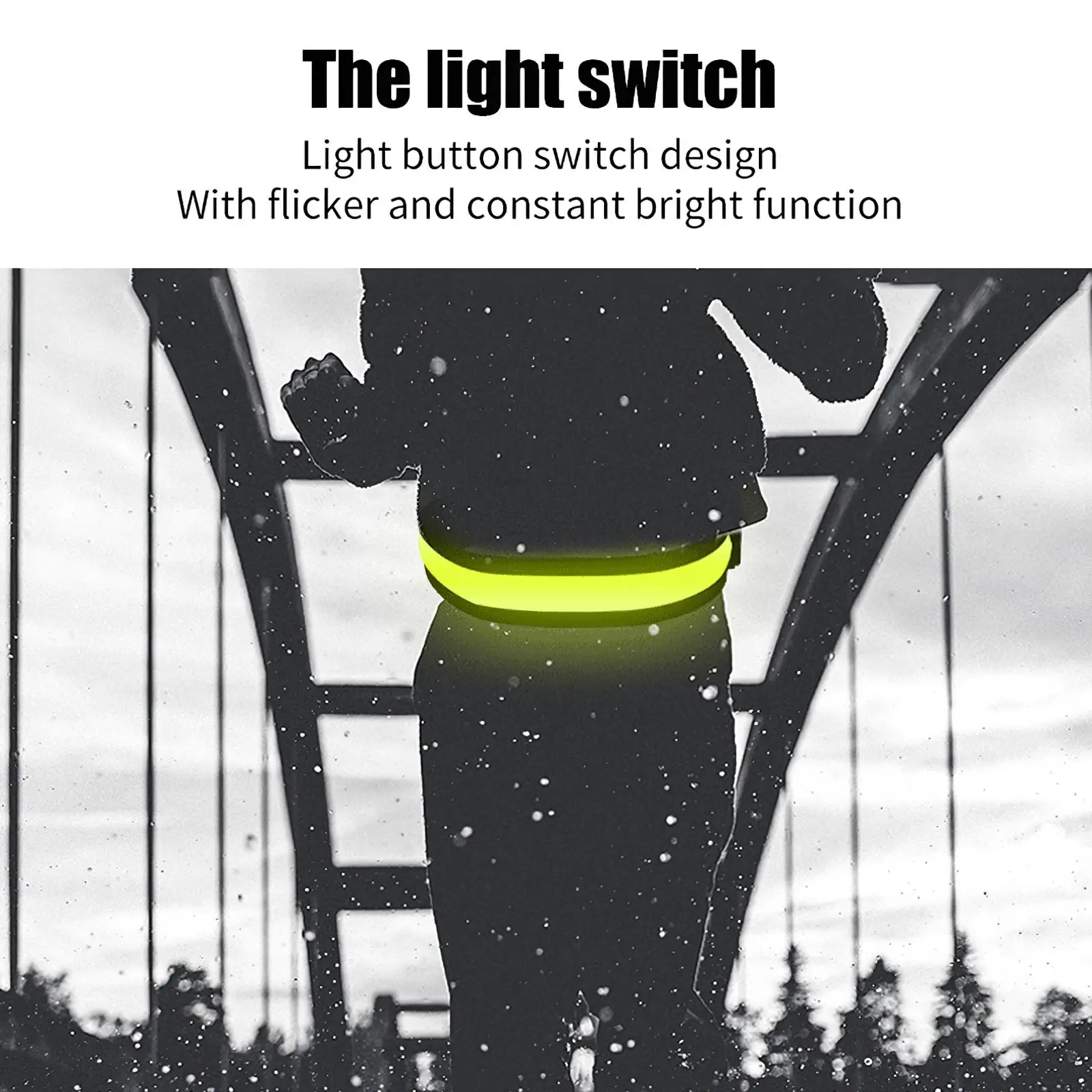 Беговое полотно светодиодный индикатор светильник USB Перезаряжаемые видимость