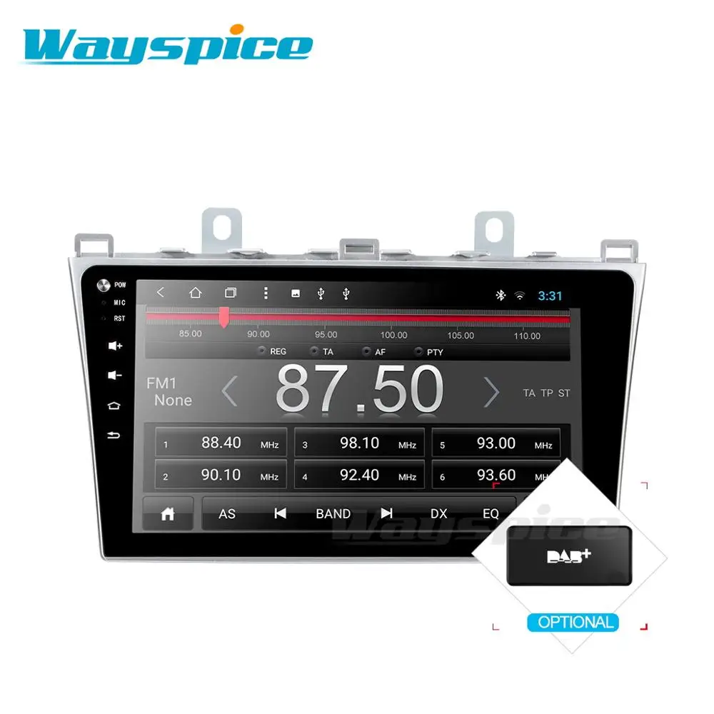 Wayspice android 9,0 автомобильный dvd для Mazda 6 2008 2009 2010 2011 2012 2013 радио аудио GPS; Мультимедийный проигрыватель