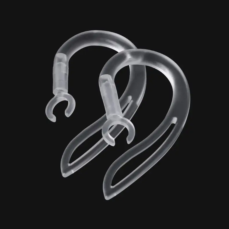 Bluetooth Earphones Transparent Soft Silicone Ear Hook Loop Clip Headset 5 6 7 8 10mm