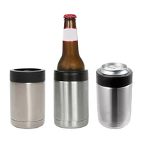 12oz standard insulated stainless steel can whiskey keep cold beer bottle holder double wall vacuum cooler bar accessories