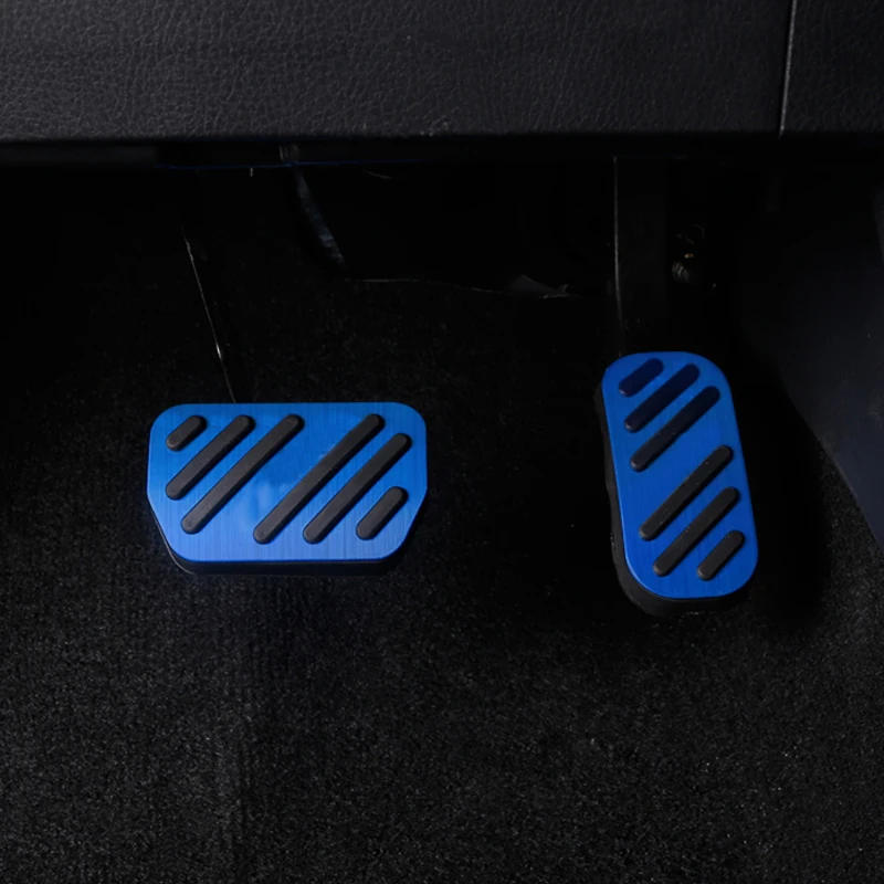 

Aluminum alloy Car Styling Accelerator Gas Pedal Brake Pedal Cover AT For Toyota C-HR C HR CHR 2016 2017 2018 Accessories