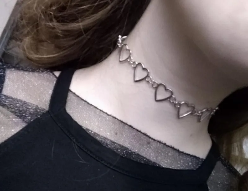 XL1385 Готический панк шипы железное короткое ожерелье унисекс ожерелье Harajuku Хип-хоп модное ожерелье аксессуары уличная одежда для ночного клуба вечерние Colar - Окраска металла: XL1385