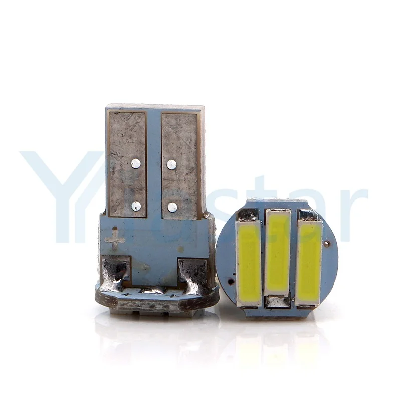Yiastar 500 шт./лот T10 194 168 7014 3SMD PCB автомобильные 3 светодиодные фонари заднего хода