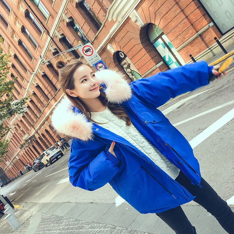 Женские зимние парки 2020 плотное зимнее пальто с меховым воротником женские