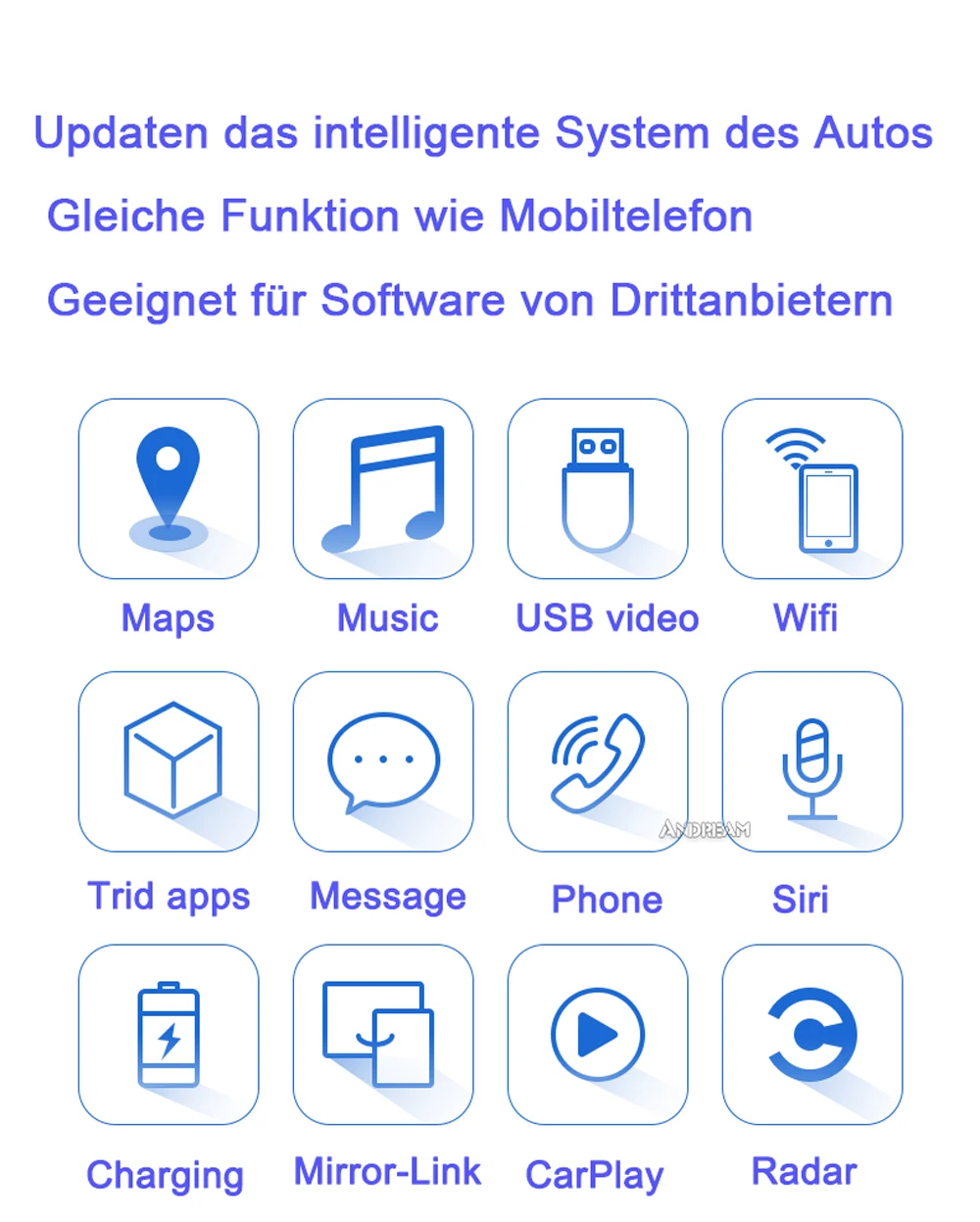 Беспроводной Apple Carplay Android автоинтерфейсный декодер для AUDI A4 A5 Q5 S5 Оригинальное