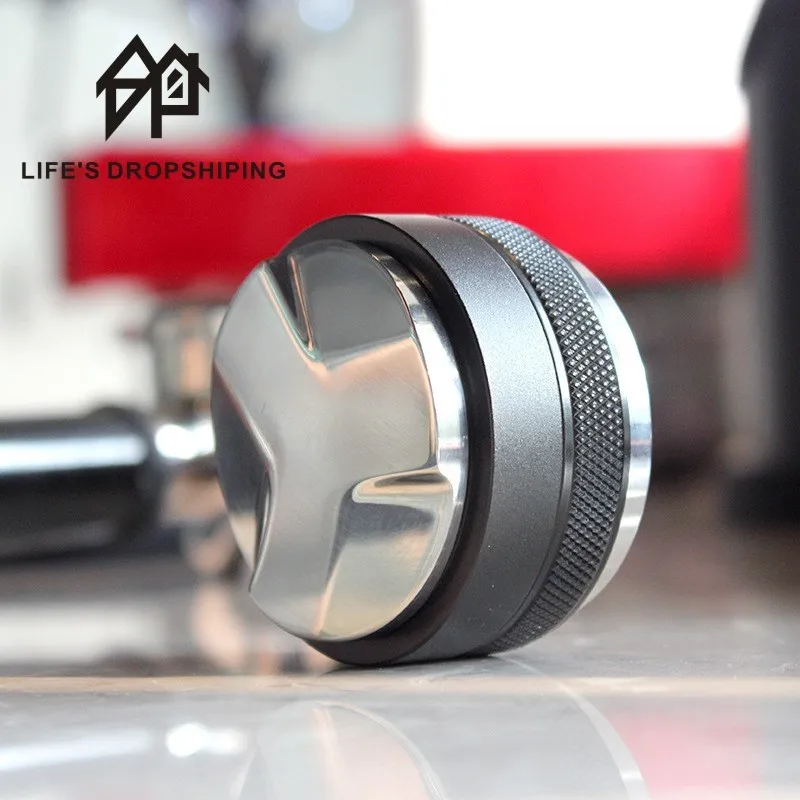 51/53/58 мм двухсторонний Кофе трамбовки кофе эспрессо 3 угловой склонах и плоское