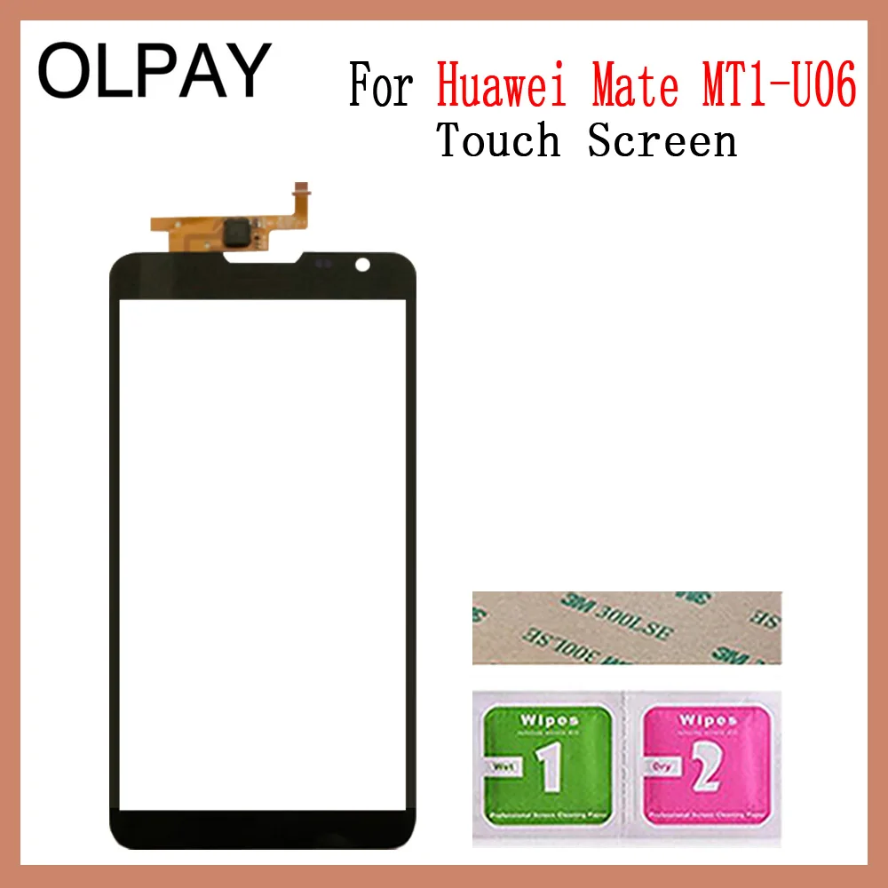 Телефон сенсорный экран для huawei Ascend mate MT1-U06 MT1 U06 6,1 ''дюймовый сенсорный экран стекло дигитайзер панель объектив сенсор стекло Ремонт