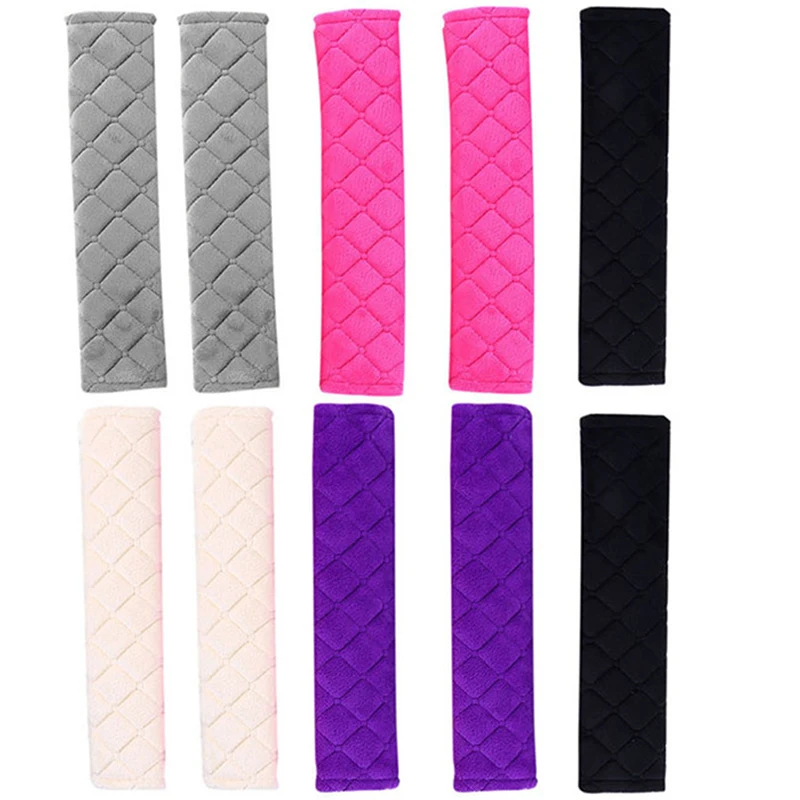 

Comfortable Driving Shoulder Pad Seat Belt Cover Soft Plush Car Seatbelt Shoulder Strap Case Car-styling Seat Belt Cover
