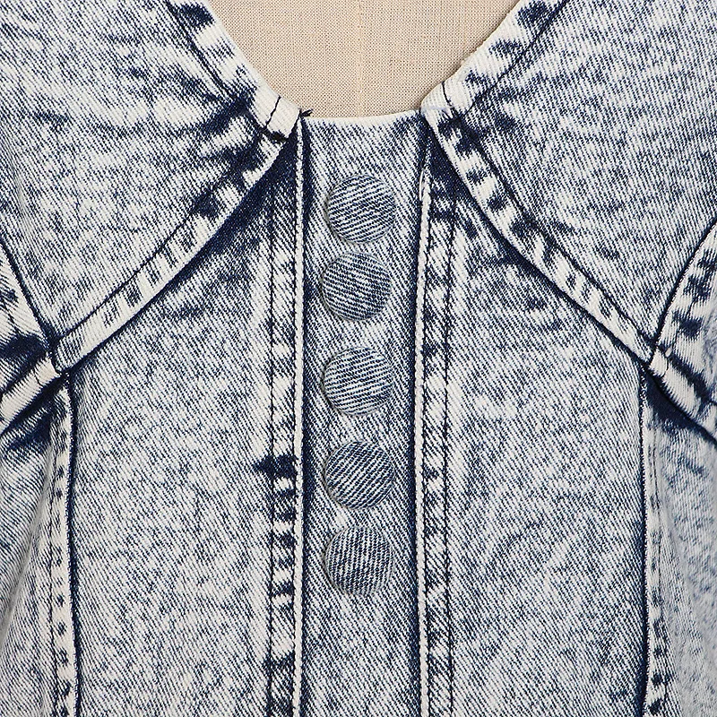 

2020 Fashion Ladies Denim Dress Puff Sleeve V Neck Off The Shoulder Mini Sexy Zipper Causal Clubwear Vestidos