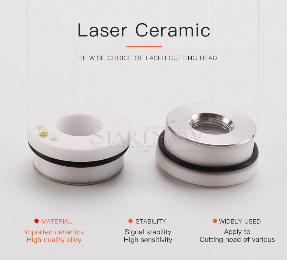 Лазерный Керамика часть 28/32 мм OEM Precitec Lasermech raytools Empower KT B" CON YAG волоконный лазерный станок для резки Душевая насадка держатель