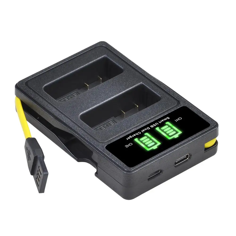 3 шт. x 1200 мАч EN-EL14 EL14 EL14a аккумулятор + светодиодное Зарядное устройство USB для Nikon
