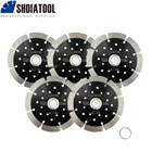Пильные диски SHDIATOOL, комплект из 5 алмазных дисков для резки гранита, мрамора, плитки, бетона, горячего прессования