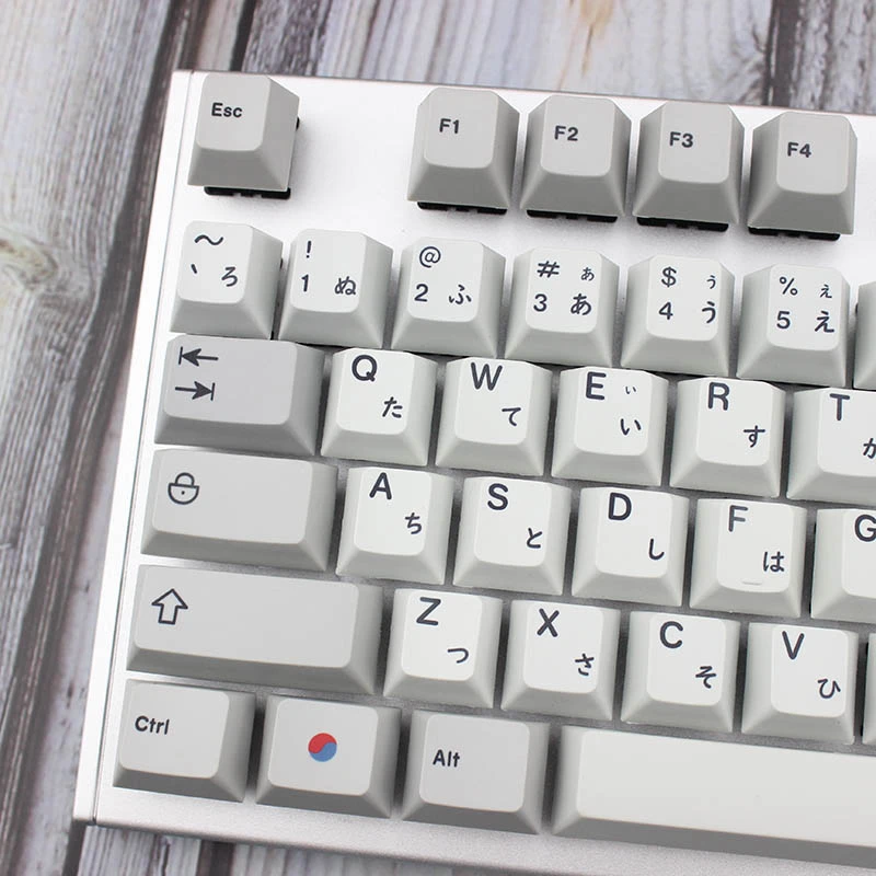Мини-клавиатура Dye Sub Keycaps гранитный цвет для механической клавиатуры Вишневый японский корень черный шрифт Pbt Keycap Teclado
