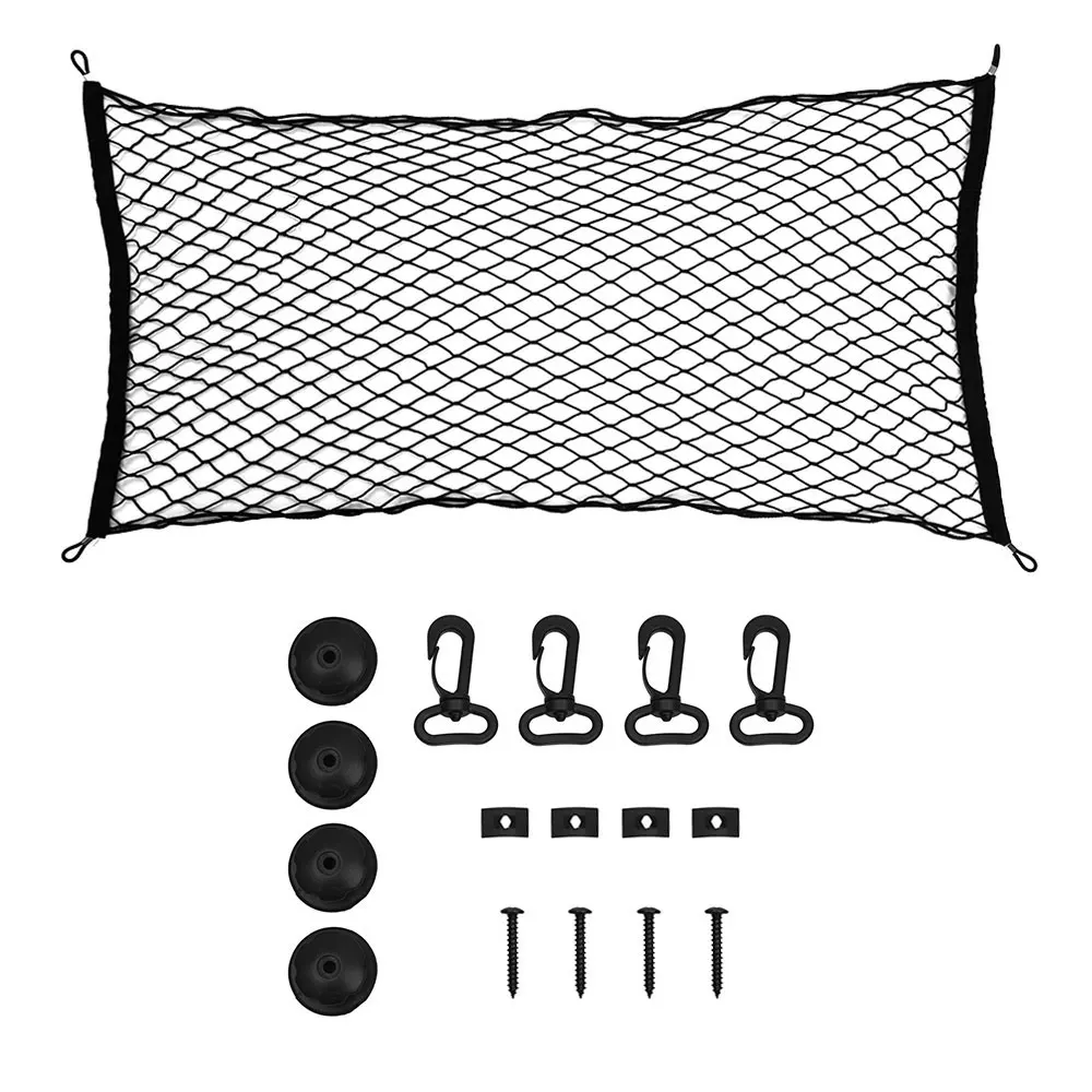 Универсальная Сетчатая Сумка для хранения в багажник автомобиля регулируемый