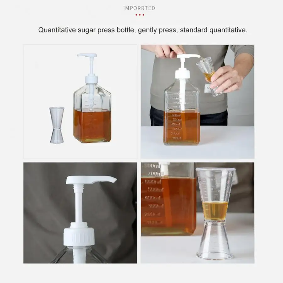 Сироп бутылки Сопло Давление масла простой пресс насос пустой сироп кетчуп соусы
