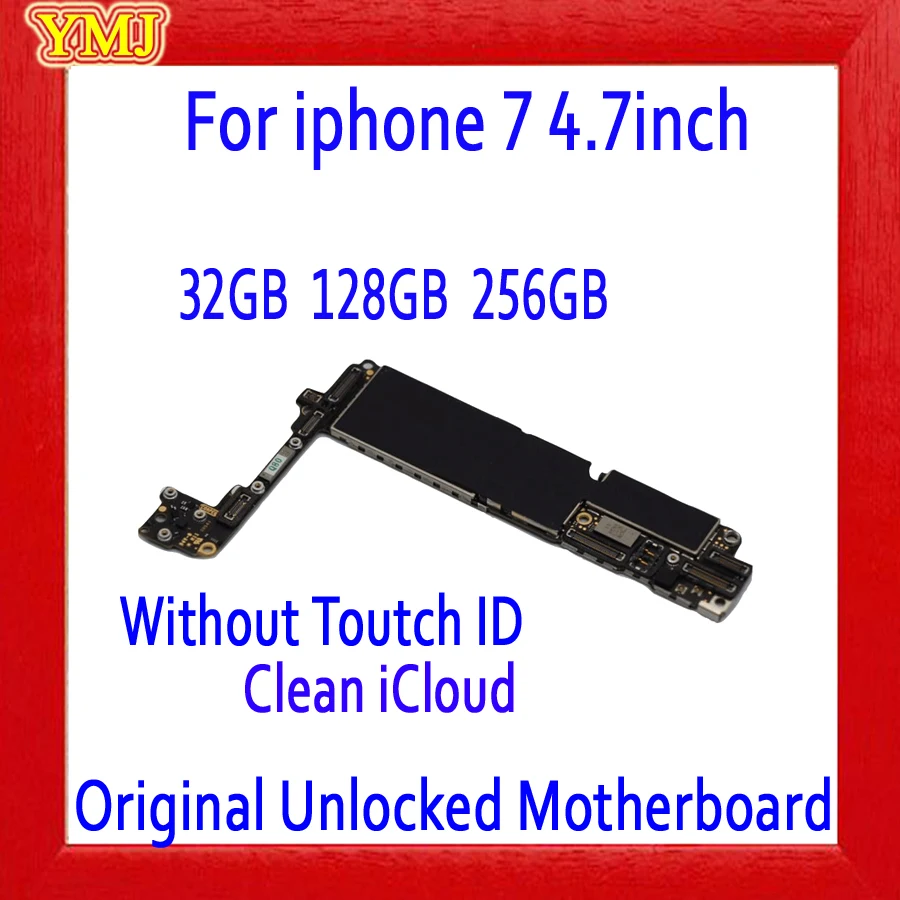 Заводская разблокированная материнская плата для iphone 7 4 дюйма с/без Touch ID