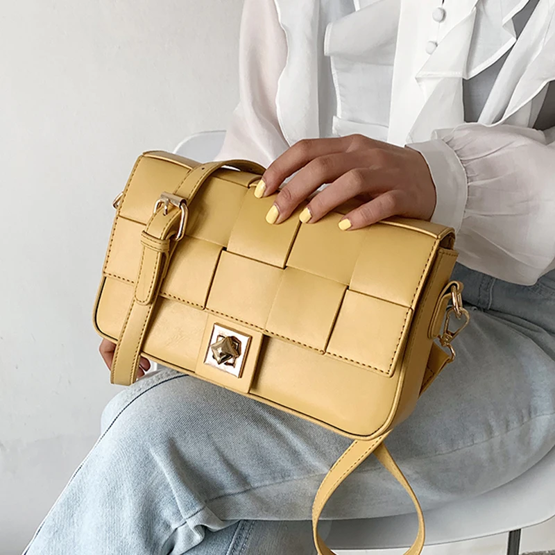 

2021 Fashion New Vintage Square Armpit bag High quality PU Leather Women's Designer Handbag Travel Chain Shoulder Messenger Bag