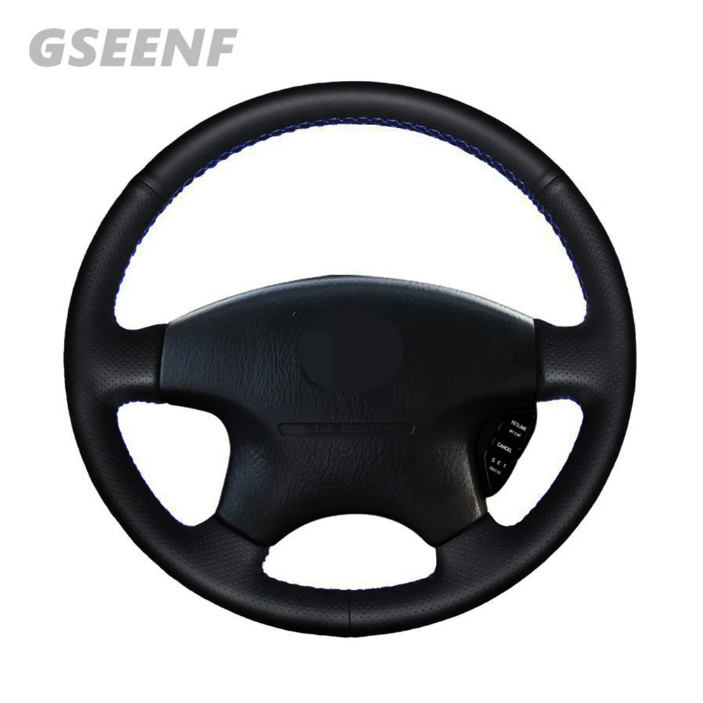

Car Steering Wheel Cover For Honda Accord 6 1998- 2002 Odyssey 1998-2001 Acura CL 1999 Black Hand-stitched Artificial Leather
