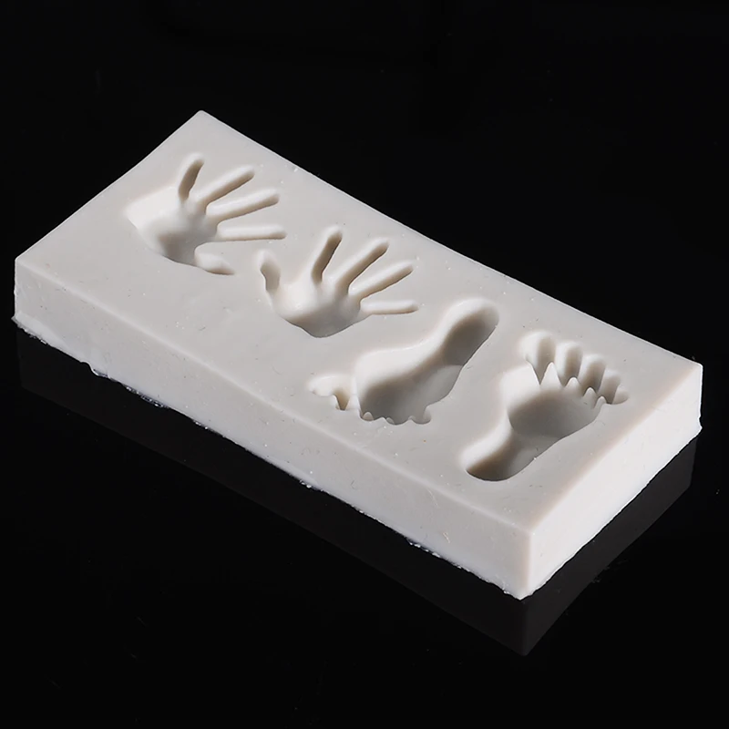 1 шт. креативная мини форма для ног рук 3D силиконовая торта печенья детские
