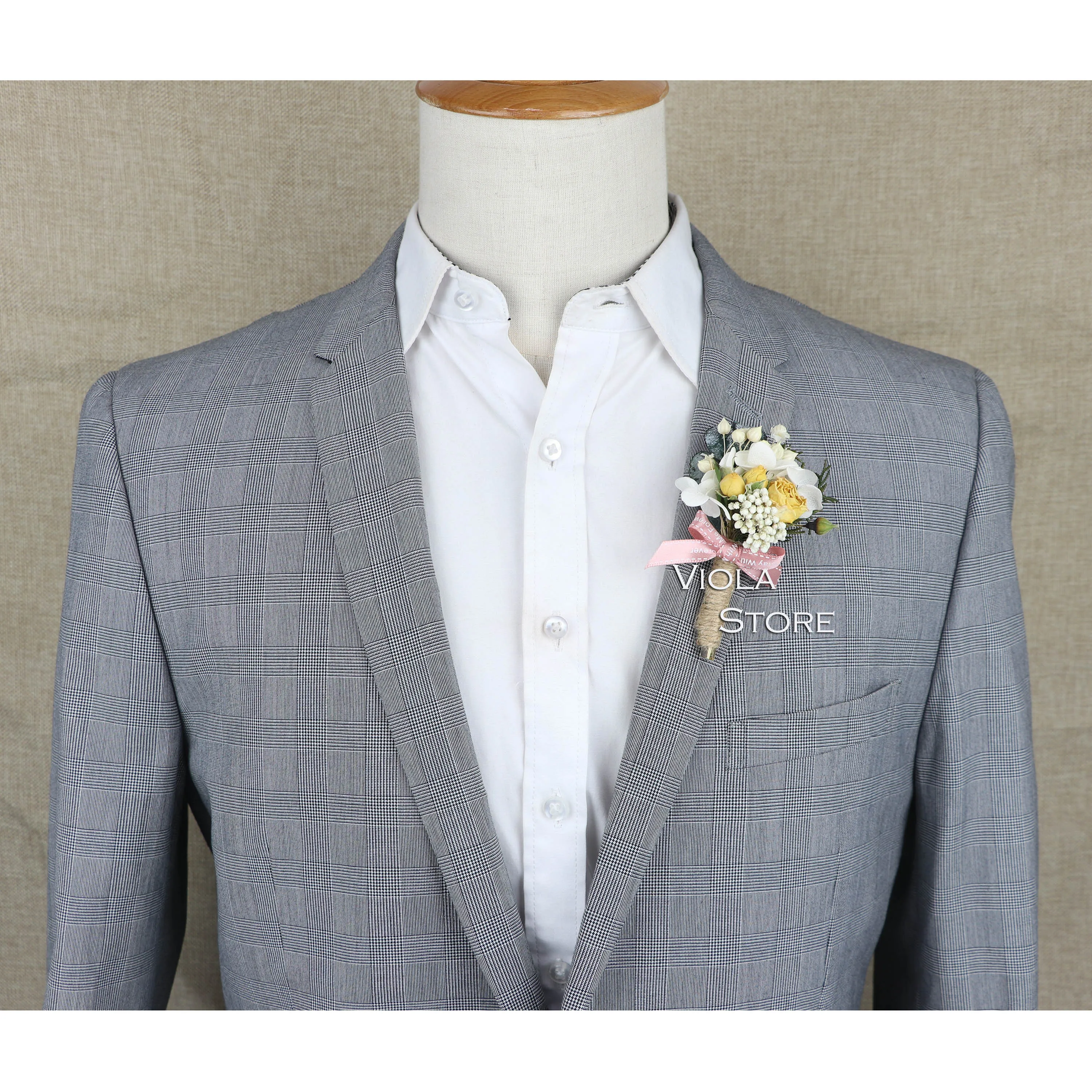 Красивые сухие броши в виде настоящего цветка мужские свадебные корсажи для