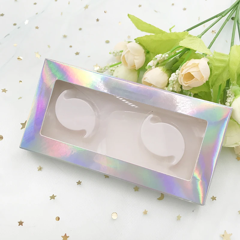 

Lashes package two pairs lashes box lashes box with trays high sales box suitable for 25mm eyelashes