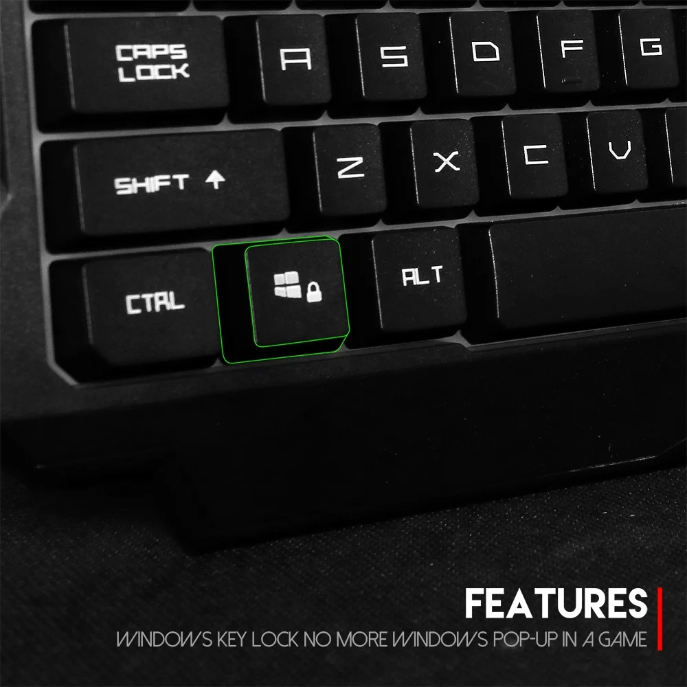 Fantech K511 Профессиональная Usb игровая клавиатура с подсветкой 104-Key Проводная игровая клавиатура